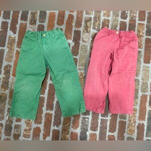 Vineyard Vines Kids Green and Pink Casual Pants